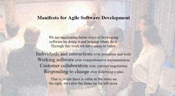 Agile-манифест разработки программного обеспечения